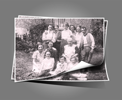Restored old photograph